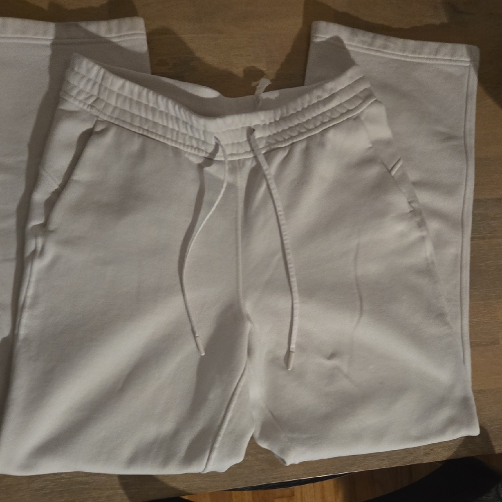 lululemon athletica Cream Drawstring Sweatpants